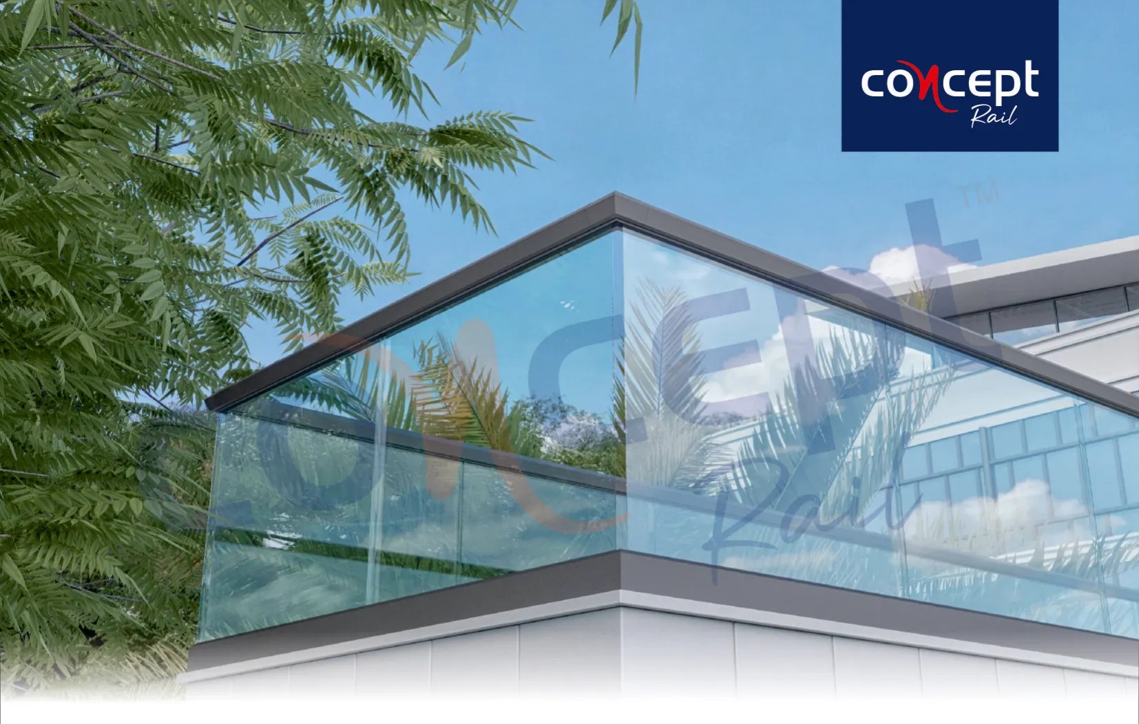 Glass railing installation